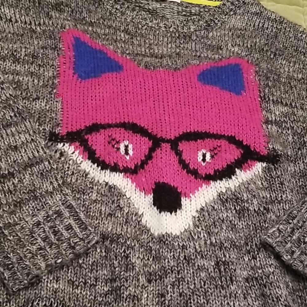 Large fox sweater